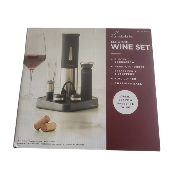 Rabbit Dining Rabbit Electric Wine Set Poshmark